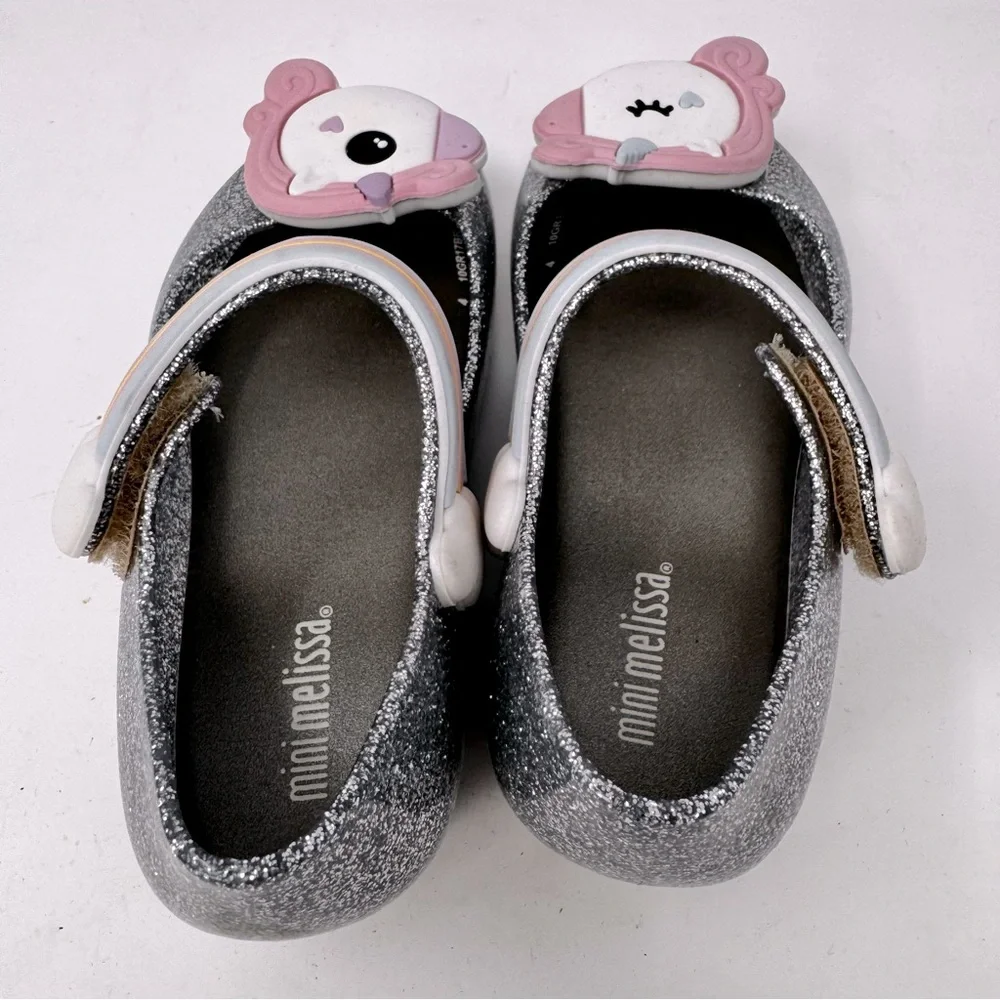 Mini Melissa Baby Girl Toddler Shoes Ultragirl Unicorn Mary Janes NEW US 4